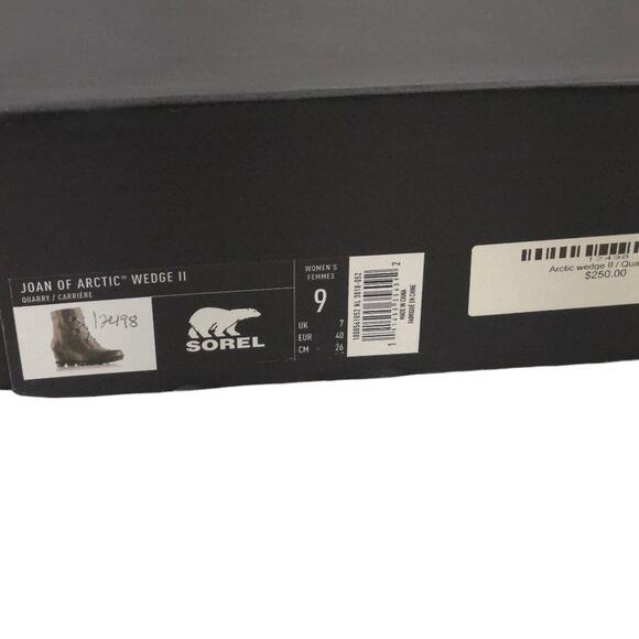 Sorel Joan Of Arctic Wedge II Platform Boots in Quarry - Picture 10 of 11